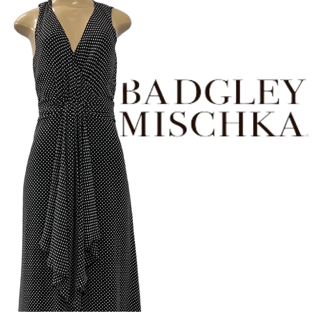 Badgley Mischka Sleeveless Maxi Dress